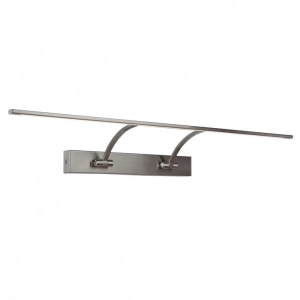Kinkiet lampa ścienna srebrna stalowa minimalistyczna nad obraz lustro galeryjka Italux MB1079L Camila LED 12W 75cm