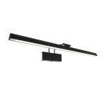 Czarna nowoczesna lampa ścienna kinkiet nad obraz Steinhauer 2431ZW Litho LED 2x9W 3000K 60cm