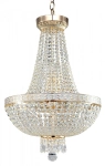 Lampa Wisząca Kryształowy Żyrandol Maytoni DIA750-TT40-WG Bella 7xE14 40cm x 81cm złoty