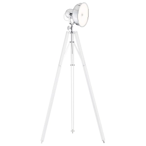 Lampa stojąca na trójnogu Argon 3356 Foto New LED 12W 3000K 150cm chrom drewno