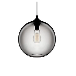 Lampa wisząca szklany dymny klosz kula Step Into Design ST-5012 smoke Love Bomb E27 25cm x 228cm