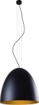 Lampa wisząca z kopułowym czarno złotym kloszem Nowodvorski 9024 Egg L 5xE27 285cm x 55cm