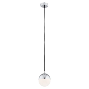 Lampa wisząca chromowana z szklaną kulą Argon 4032 Livia E14 12cm x 90cm