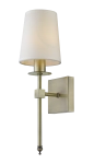 Kinkiet lampa ścienna z abażurem Light Prestige LP-2118/1W 43cm patyna Casoli E14