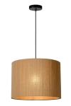 Lampa wisząca z okrągłym bambusowym abażurem Lucide 03429/42/30 Magius E27 42cm