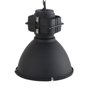 Czarna industrialna lampa wisząca Mexlite 7779ZW Densi E27 47cm