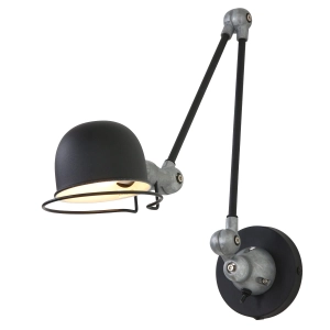 Czarna nowoczesna lampa ścienna kinkiet regulowane ramię Mexlite 7656ZW Davin E14 185cm