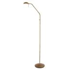 Mosiężna prosta lampa podłogowa Mexlite 7501BR Biron LED 6W 3000K 150cm