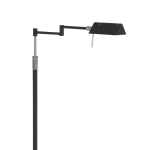 Czarna prosta nowoczesna lampa podłogowa Mexlite 5895ZW Karl LED 10W 3000K 145cm