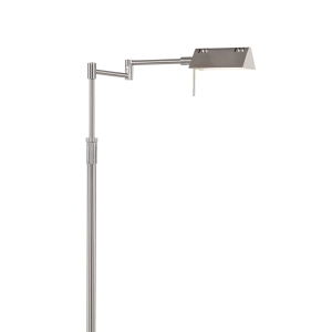 Chromowana prosta nowoczesna lampa podłogowa Mexlite 5895ST Karl LED 10W 3000K 145cm