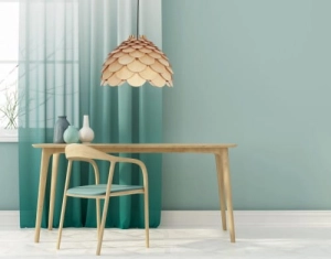 Lampa wisząca z kopułowym kloszem z płatków sklejki Light Prestige LP-101335/1P L Burgo E27 50cm x 120cm