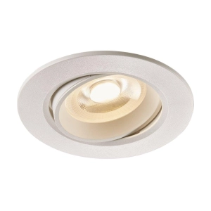 Lampa sufitowa Podtynkowa Nordlux 84960001 Roar LED 7W 3000K IP23 ściemniacz 8,5cm biały regulowana