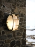 Zewnętrzna lampa ścienna kinkiet ogrodowy Nordlux 49021035 Polperro E27 IP65 19,5cm mosiądz