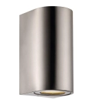 Zewnętrzna lampa ścienna kinkiet na elewację Nordlux 49721034 Canto Maxi 2 2xGU10 IP44 8,7cm x 17cm stal nierdzewna