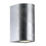Zewnętrzna lampa ścienna kinkiet na elewację Nordlux 49721031 Canto Maxi 2 2xGU10 IP44 8,7cm x 17cm galwanizowana