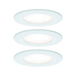 Oprawa do wbudowania NOVA LED DIM stała zestaw 3xGU10 6.5W 460lm 78mm 2700K IP44 230V biały mat Paulmann PL93478