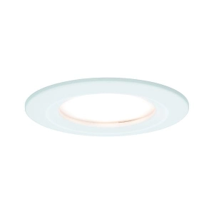Oprawa do wbudowania NOVA COIN LED stała 6W 470lm 78mm 2700K IP44 230V biały mat Paulmann PL93459
