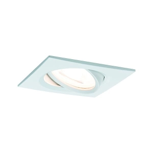 Oprawa do wbudowania NOVA COIN LED wychylna 6W 470lm 84x84mm 2700K IP23 230V biały mat Paulmann PL93453
