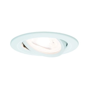 Oprawa do wbudowania NOVA LED wychylna GU10 6.5W 460lm 84mm 2700K IP23 230V biały mat Paulmann PL93430