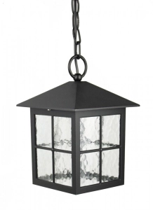 Zewnętrzna lampa wisząca SU-MA K 1018/1/KW Wenecja E27 IP43 18,5cm x 66cm