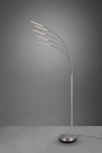 Lampa podłogowa nowoczesna z pięcioma ramionami chrom RL R41031507 Reed LED 5x4W 3000K