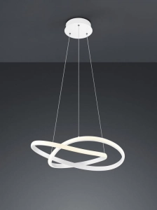 Lampa wisząca nowoczesna zawijana serpentyna biała RL R32051131 Course LED 27W 4000K 60cm