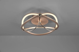 Lampa Sufitowa Trio 621210108 Charivari LED 20W 3000K ściemniacz 41cm mosiądz