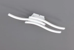 Lampa sufitowa plafon nowoczesna minimalistyczna fala trzy paski biała RL R62473131 Route LED 3x5W 4000K 56cm