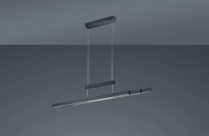 Lampa Wisząca Listwa 150cm Trio 375310532 Trajan LED 42W 2700K ściemniacz czarna