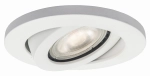 Biała podtynkowa lampa oczko regulowane Light Prestige LP-440/1RS WH movable Lagos GU10 IP20 8cm