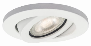 Biała podtynkowa lampa oczko regulowane Light Prestige LP-440/1RS WH movable Lagos GU10 IP20 8cm