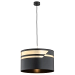 Lampa wisząca Argon 4345 Metis E27 30cm x 103cm czarny złoty