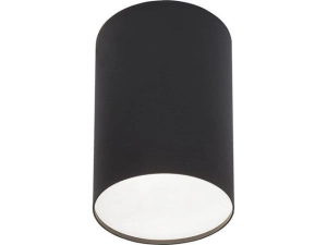 Czarna lampa sufitowa tuba spot walec punktowa Nowodvorski 6530 Point GU10 20cm x 12,7cm