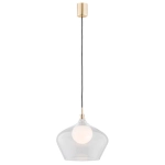 Lampa wisząca Argon 4268 Irun E27 120x30cm transparentny
