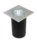 Kwadratowa lampa gruntowa najazdowa SU-MA M4030 Pabla E27 IP67 18cm