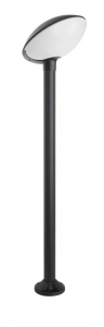 Czarny słup oświetleniowy SU-MA TAO 1 Tao E27 IP55 174cm