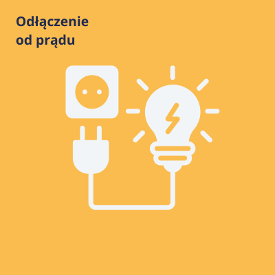 Odłączenie żyrandola od prądu