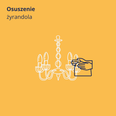 Osuszenie żyrandola