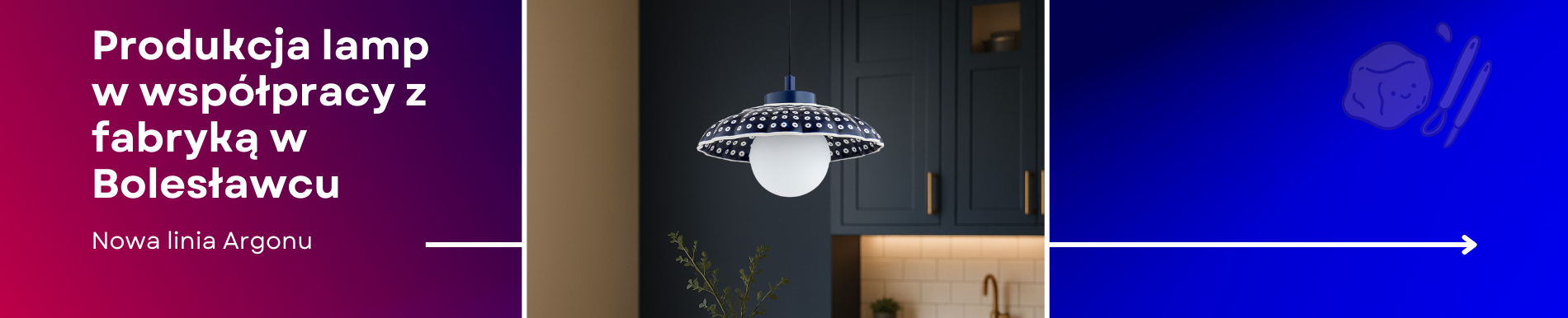 Lampy ceramiczne z Bolesławca dodano do oferty Argonu